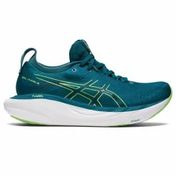 Asics Gel-Nimbus 25 Women's Running Shoes - Ink Teal/Lime Green