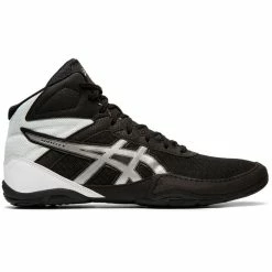 Asics Matflex 6 Unisex Wrestling Shoes (Black/Silver)