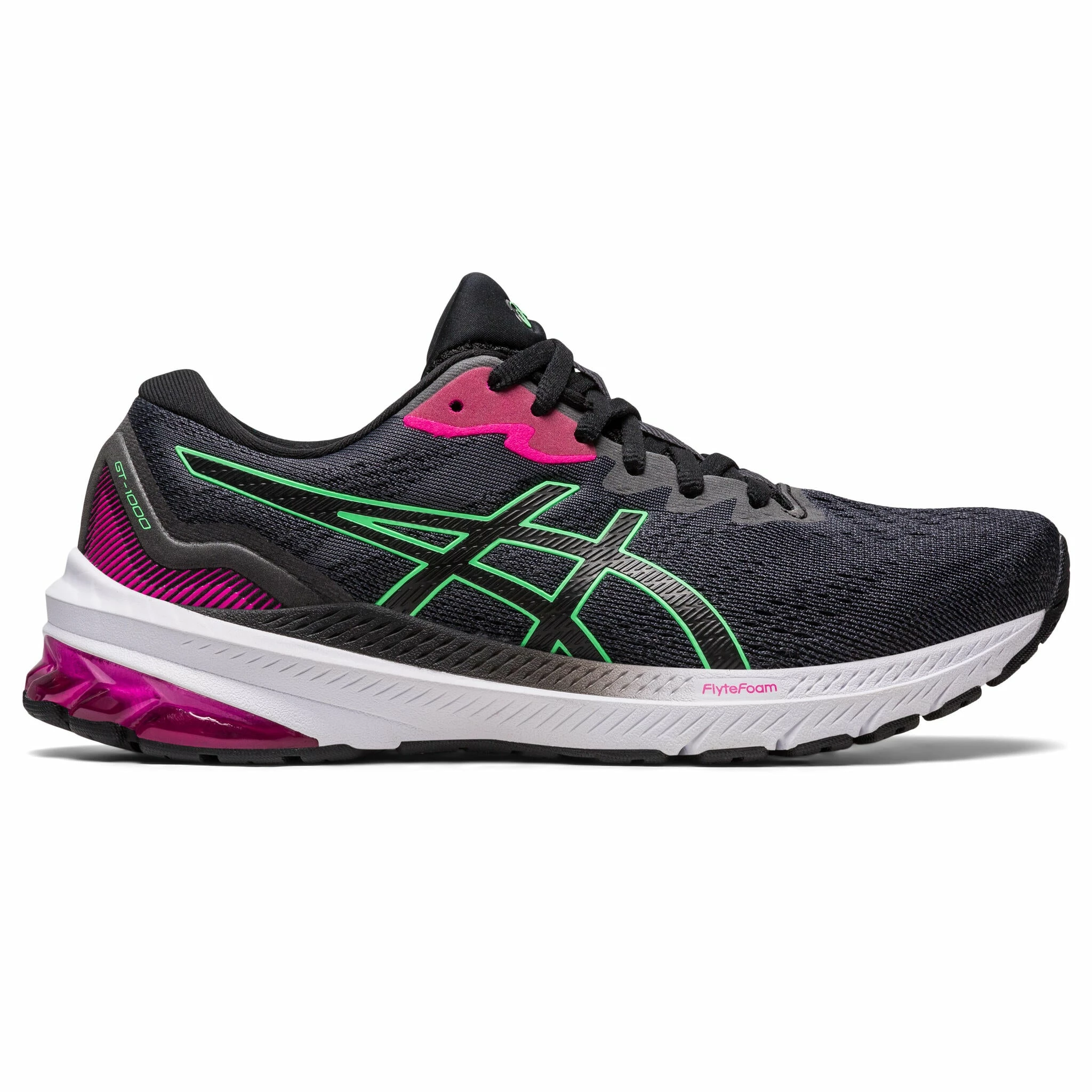 Asics GT-1000 11 Women's Running Shoes - Black/Tourmaline 1 Asics GT-1000 11 Women's Running Shoes - Black/Tourmaline
