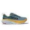Hoka Bondi 8 Max Cushioned Men's Road Running Shoes - Goblin Blue / Mountain Spring