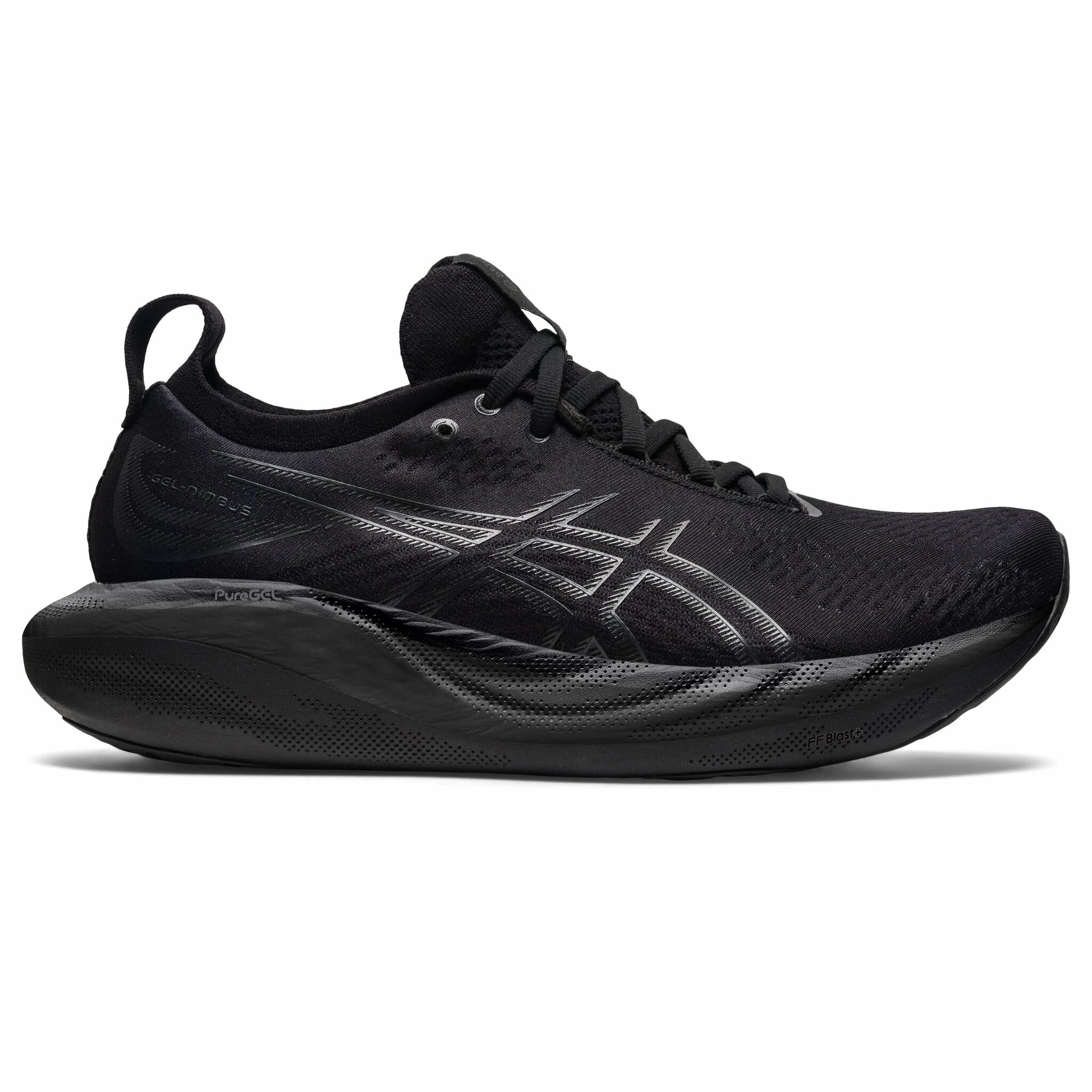Asics Gel-Nimbus 25 Women's Running Shoes - Black/Graphite Grey 1 Asics Gel-Nimbus 25 Women's Running Shoes - Black/Graphite Grey