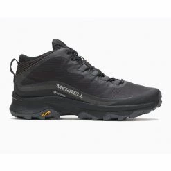 Merrell Moab Speed Mid GTX Men's Hiking Boots - Black/Asphalt