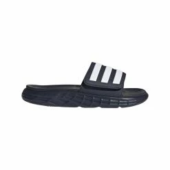 Adidas Duramo Men's Slides - Navy/White/Navy
