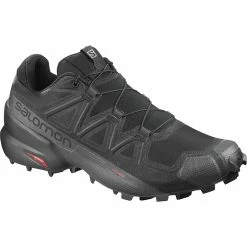 Salomon Mens Speedcross 5 WIDE Hiking Shoes - Black
