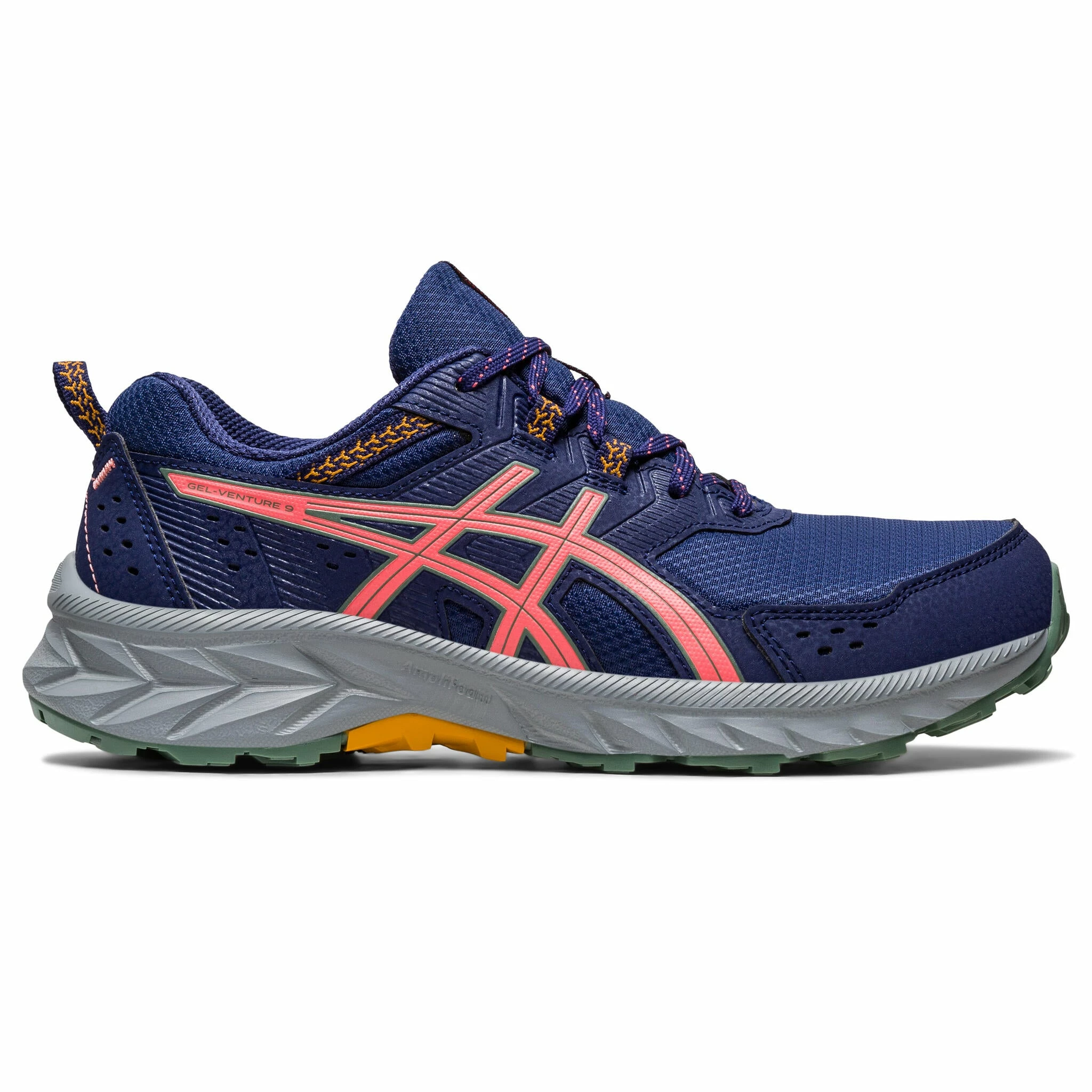 Asics Gel-Venture 9 Women's Running Shoes - Indigo Blue/Papaya 1 Asics Gel-Venture 9 Women's Running Shoes - Indigo Blue/Papaya