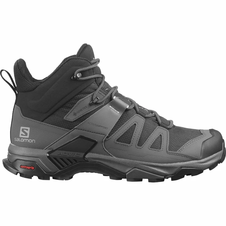 Salomon X Ultra 4 Mid WIDE Gore-Tex Men's Hiking Boots - Black 1 Salomon X Ultra 4 Mid WIDE Gore-Tex Men's Hiking Boots - Black