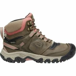 Keen Ridge Flex Mid Waterproof Women's Hiking Boots - Timberwolf