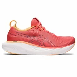 Asics Gel-Nimbus 25 Women's Running Shoes - Papaya/Dusty Purple