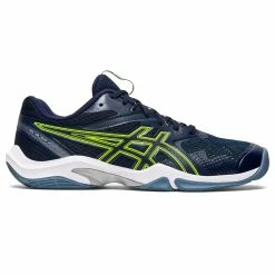Asics Gel-Blade 8 Men's Court Shoes - Midnight/Hazard Green