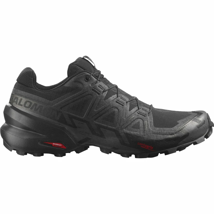 Salomon Speedcross 6 Men's Trail Running Shoes - Black/Black 1 Salomon Speedcross 6 Men's Trail Running Shoes - Black/Black