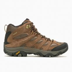 Merrell Moab 3 Mid Men's Waterproof Hiking Boots - Earth