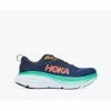 Hoka Bondi 8 Max Cushioned Women's Road Running Shoes - Outer Space / Bellwether Blue
