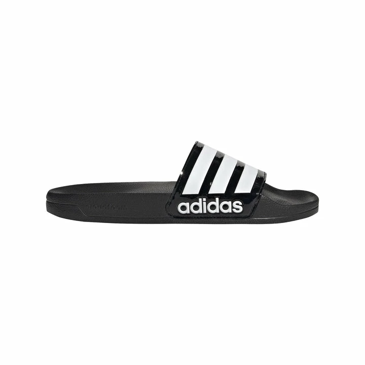 Adidas Adilette Women's Shower Slides - Black/White 1 Adidas Adilette Women's Shower Slides - Black/White