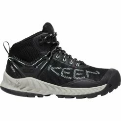 Keen NXIS EVO Mid Waterproof Women's Hiking Shoes - Black