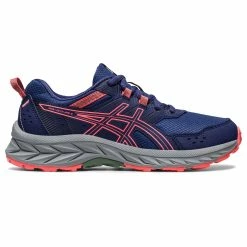 Asics Pre Venture 9 GS Youth Running Shoes - Indigo Blue/Papaya