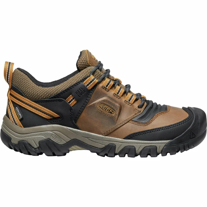 Keen Ridge Flex Waterproof Men's Hiking Shoes - Bison 1 Keen Ridge Flex Waterproof Men's Hiking Shoes - Bison