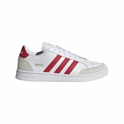 Adidas Grand Court SE Men's Shoes - White/Scarlet/White