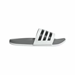 Adidas Adilette Comfort Men's Sandals - Ftwr White/Core Black/Grethr