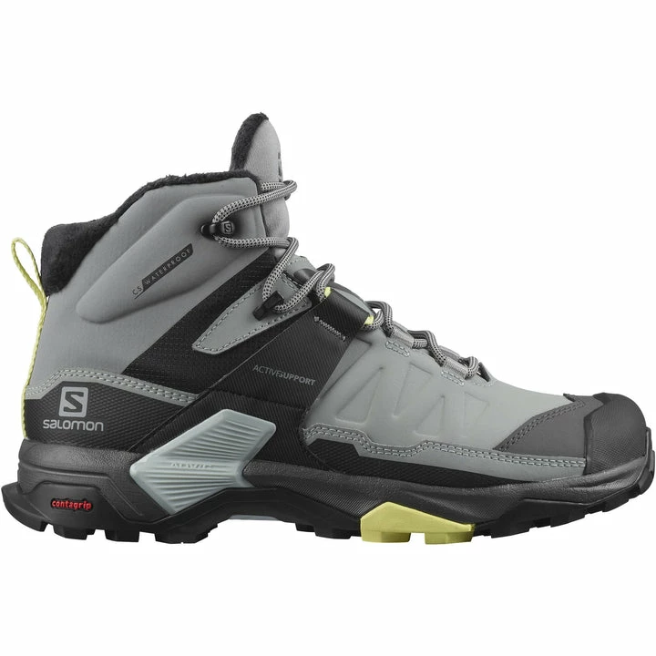 Salomon X Ultra 4 Mid Winter Thinsulate Climasalomon Waterproof Women's Boots - Monument 1 Salomon X Ultra 4 Mid Winter Thinsulate Climasalomon Waterproof Women's Boots - Monument