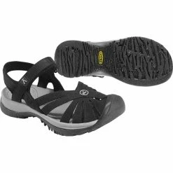 Keen Rose Women's Sandals - Black/Neutral Gray