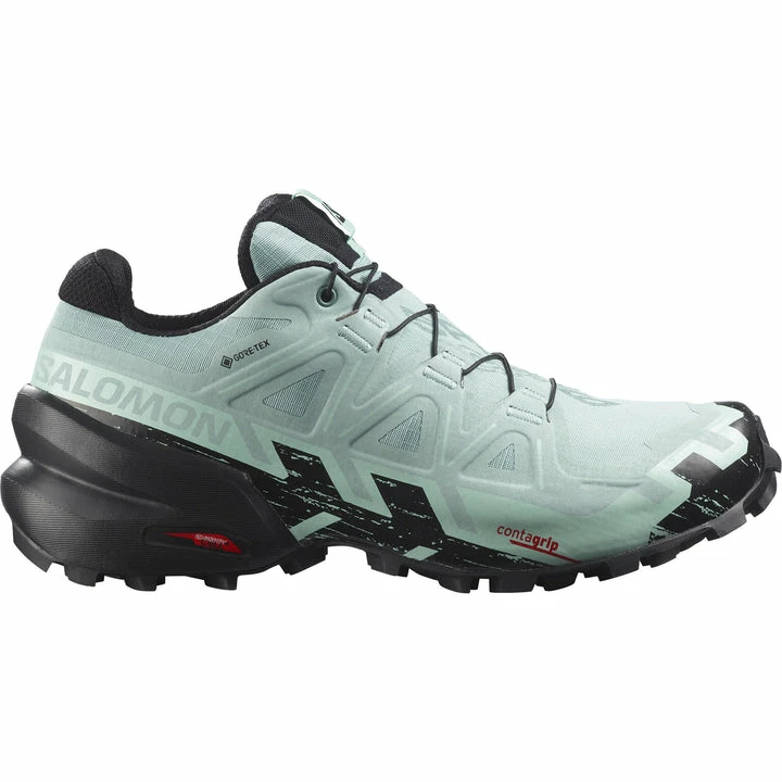 Salomon Speedcross 6 Gore-Tex Women's Trail Running Shoes - Aquifer 1 Salomon Speedcross 6 Gore-Tex Women's Trail Running Shoes - Aquifer