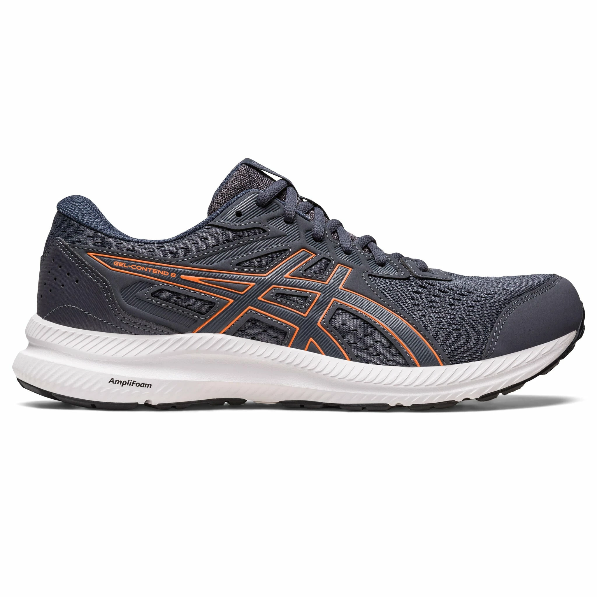 Asics Gel-Contend 8 Men's Running Shoes - Carrier Grey/Metropolis 1 Asics Gel-Contend 8 Men's Running Shoes - Carrier Grey/Metropolis